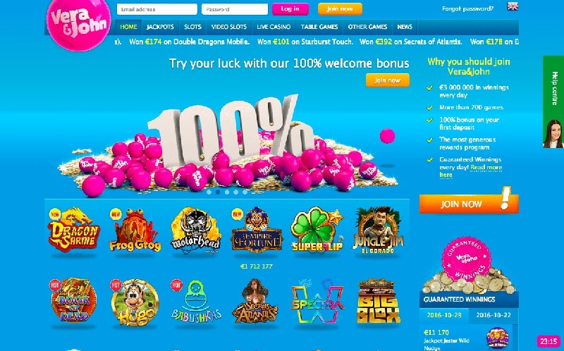 vera john casino byder paa stigende bonus hver uge hele januar